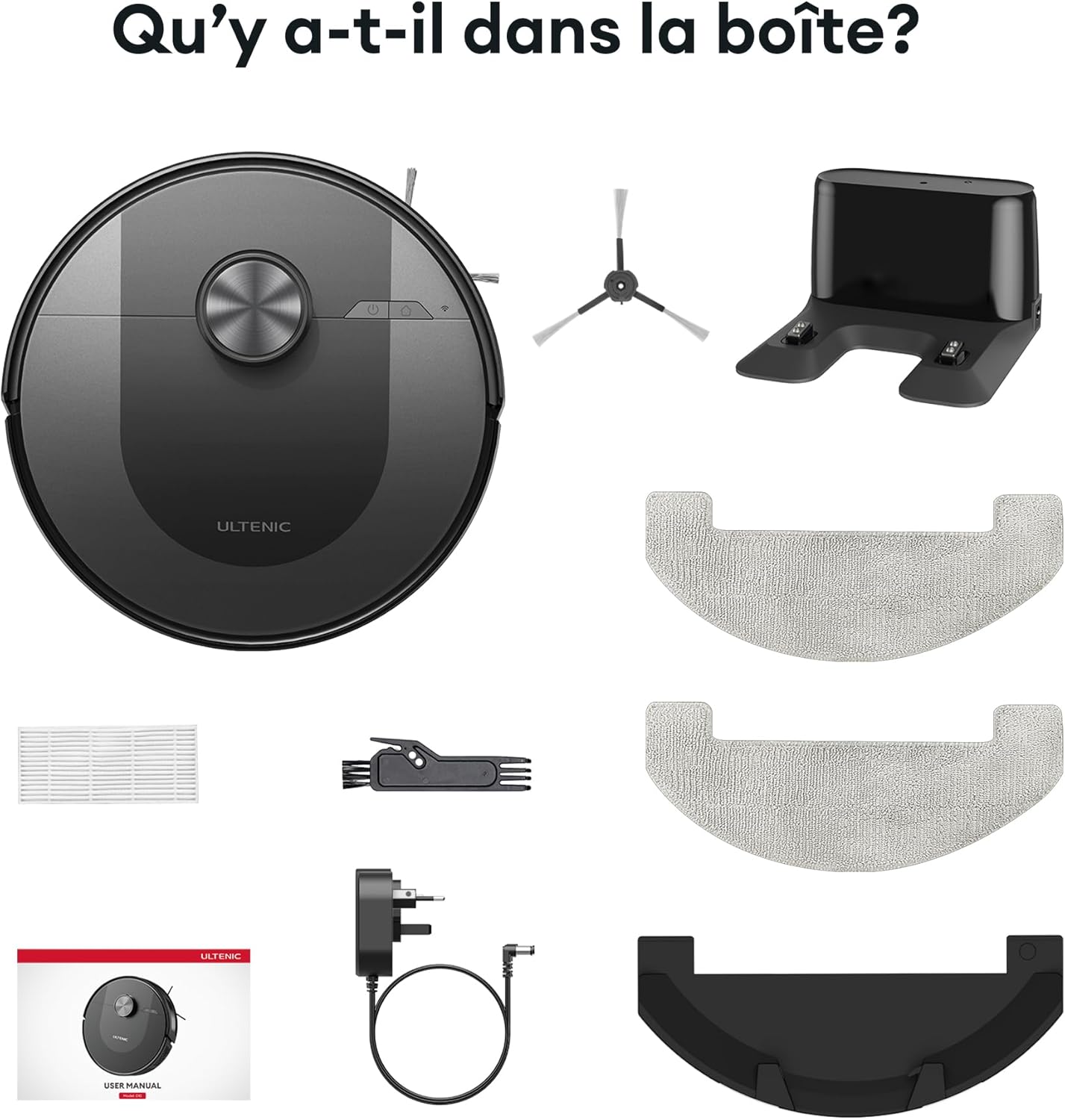 Ultenic D10 Robot Aspirapolvere Lavapavimenti con LiDAR e Aspirazione 8000 Pa - immagine 3