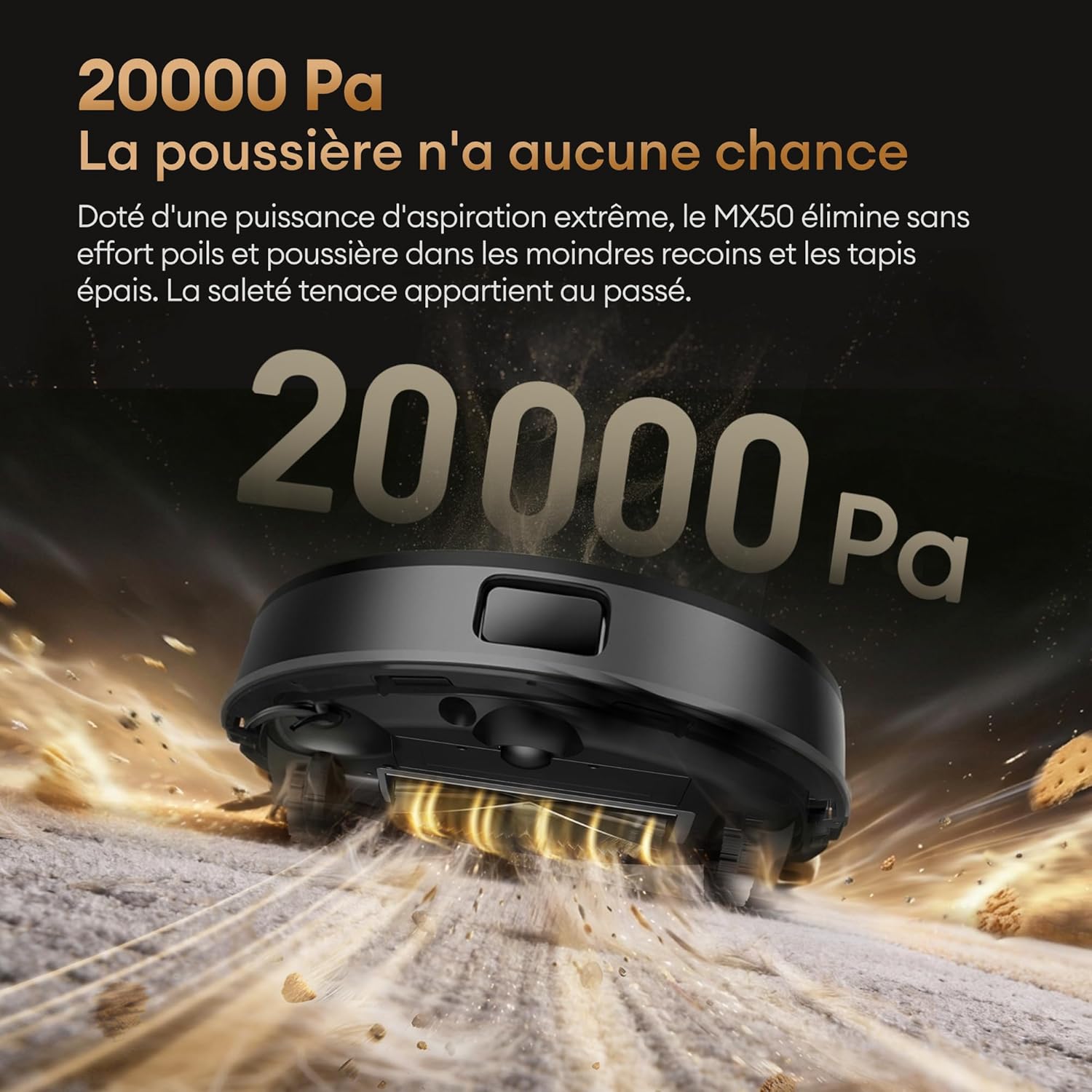 Ultenic MX50 Robot Aspirapolvere e Lavapavimenti 20.000 Pa con Stazione All-in-One - immagine 10